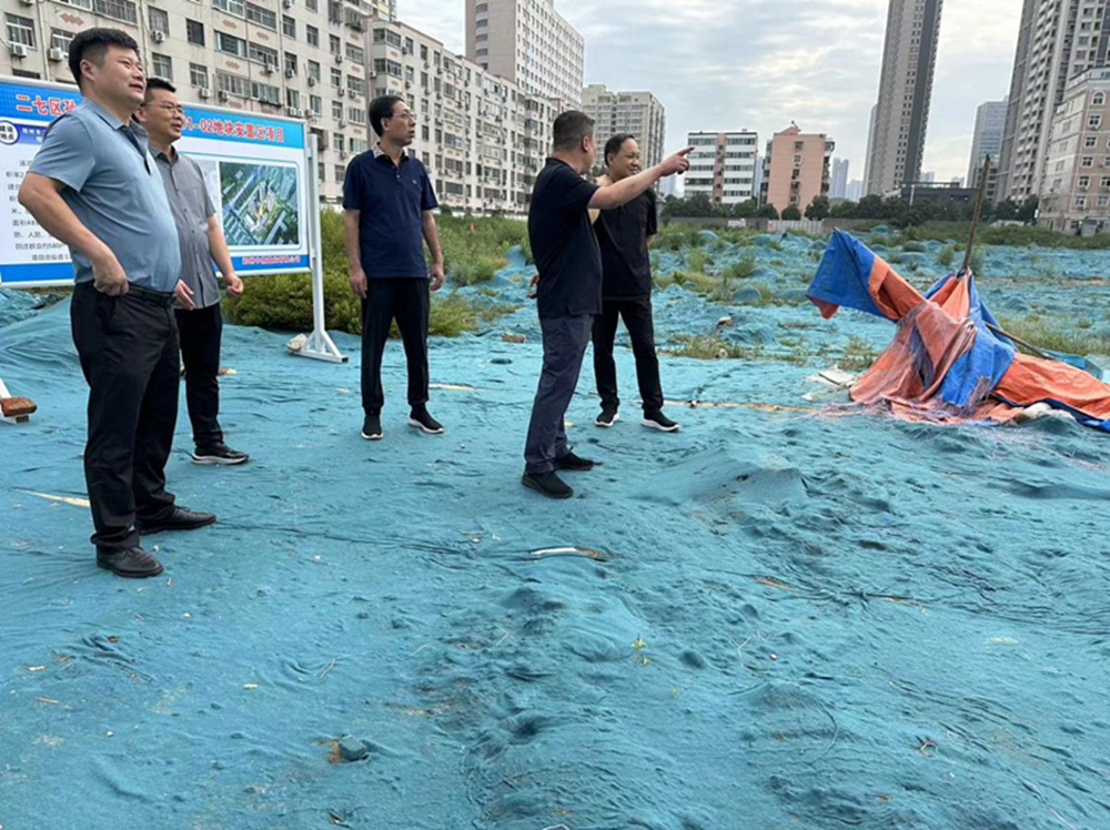 集團公司黨委委員、副總經(jīng)理張巖到侯寨新鎮(zhèn)區(qū)安置區(qū)調(diào)研項目建設(shè)工作