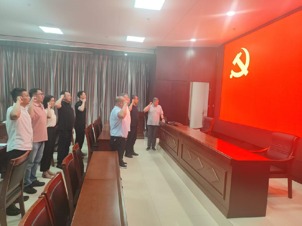 聯(lián)合黨支部開展“迎七一”主題黨日活動暨召開第二季度黨員大會